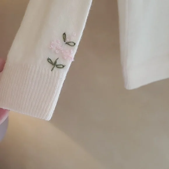 Vintage embroidered cardigan from France - Picture 7 of 9